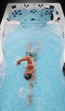 Michael Phelps Signaure Swim Spa by Master Spas.